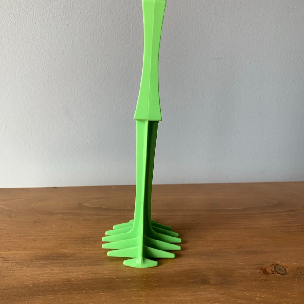 Vintage Tupperware Potato Masher Meat MCM 9" Green Kitchen Utensil - Picture 5 of 9